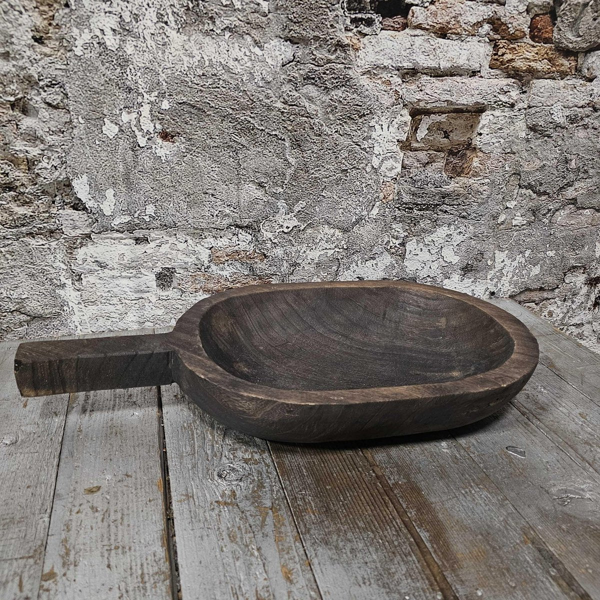 Wood trog handvat 55/40x27x8cm