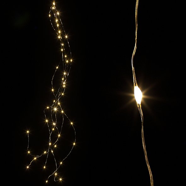 Ledbundel Mini 66 LED, L120cm, 6 snaren, trafo IP4