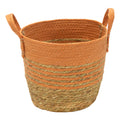 Hayden Swirl Basket Orange D22H21