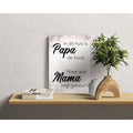 Houten Wandbord: In Dit Huis Is Papa De Baas!