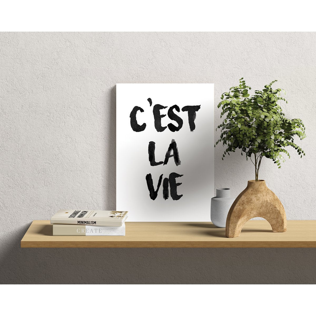 Houten Wandbord: It's Life