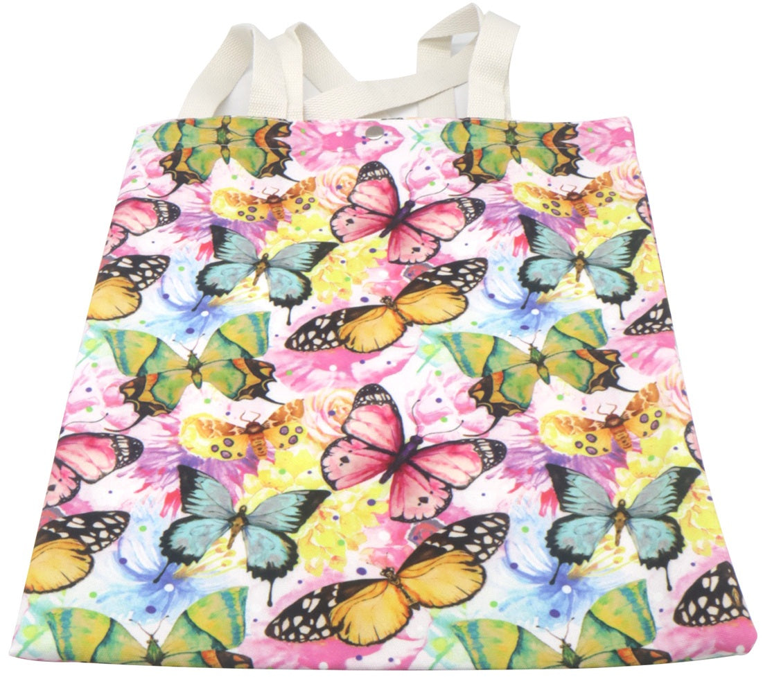 BAG1023-001-1 Shopper Bag 40x33cm Butterflies