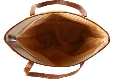 BAG420-043 Beach Bag Knitted Summer 45x39cm