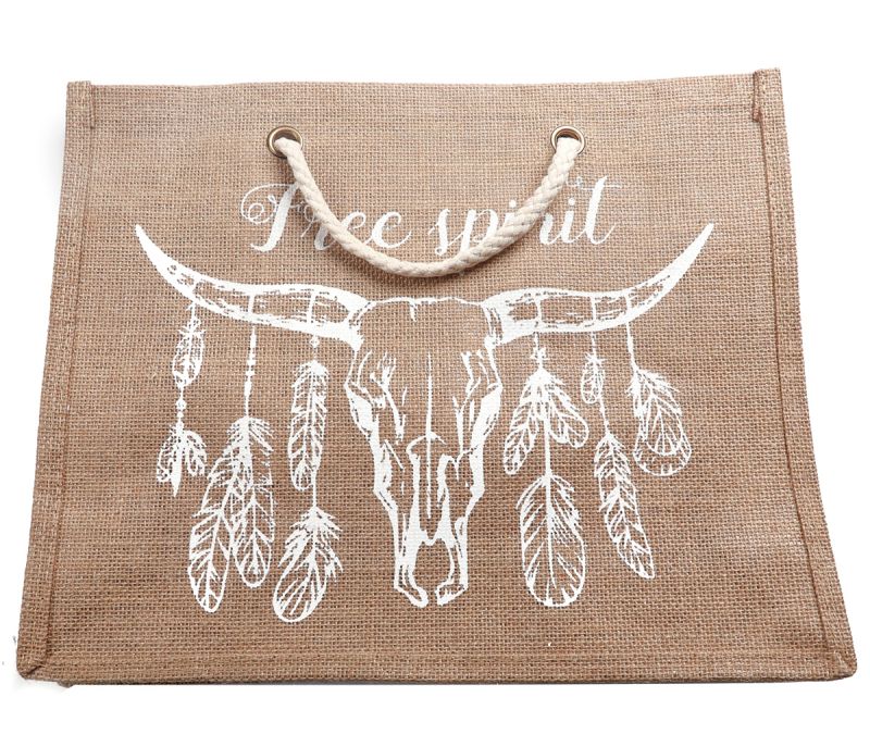 BAG526-001 Jute Shopper 42x33x14cm