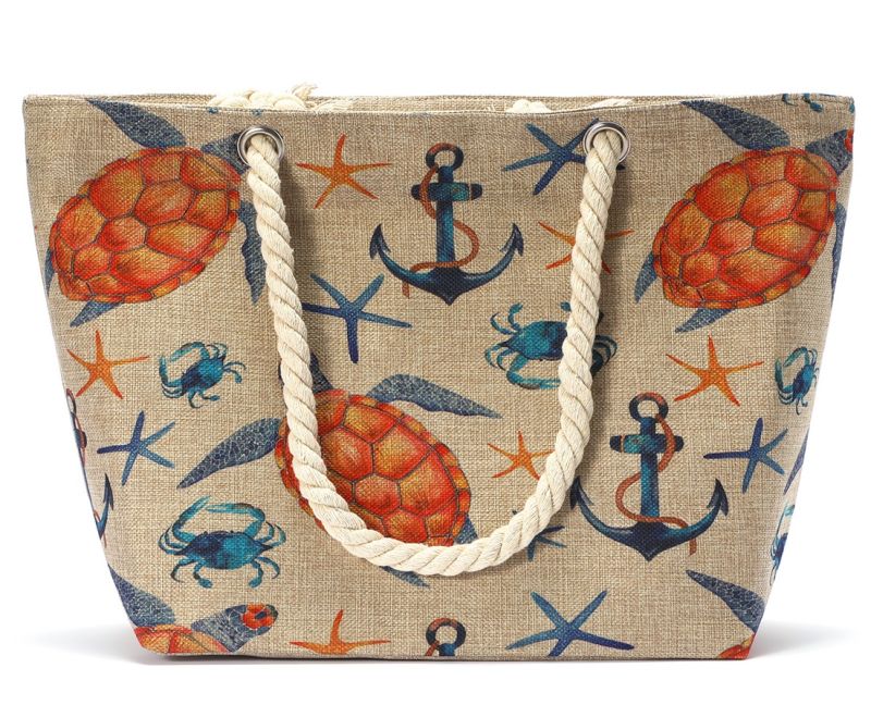 BAG610-003 Beach Bag Turtles 50x35cm