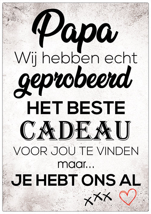 Papa - Hout