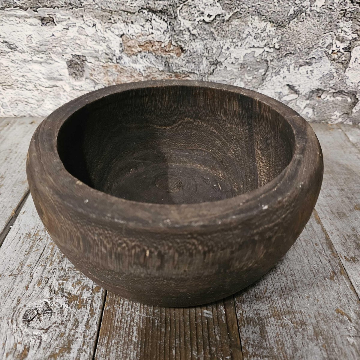 Wood ronde schaal D22.5xH10cm