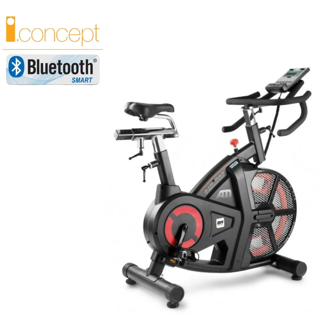 BH Fitness I.AIR MAG HIIT indoor cycle met Bluetooth 4.0