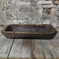 Wood schaal ovaal 62x26x11cm
