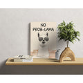 Houten Wandbord: No Prob-lama!