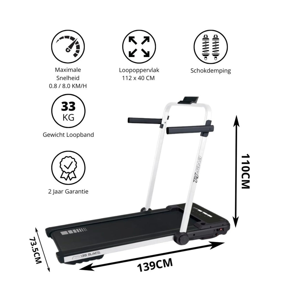 Everfit Loopband TFK-135-SLIM - Ruimtebesparend