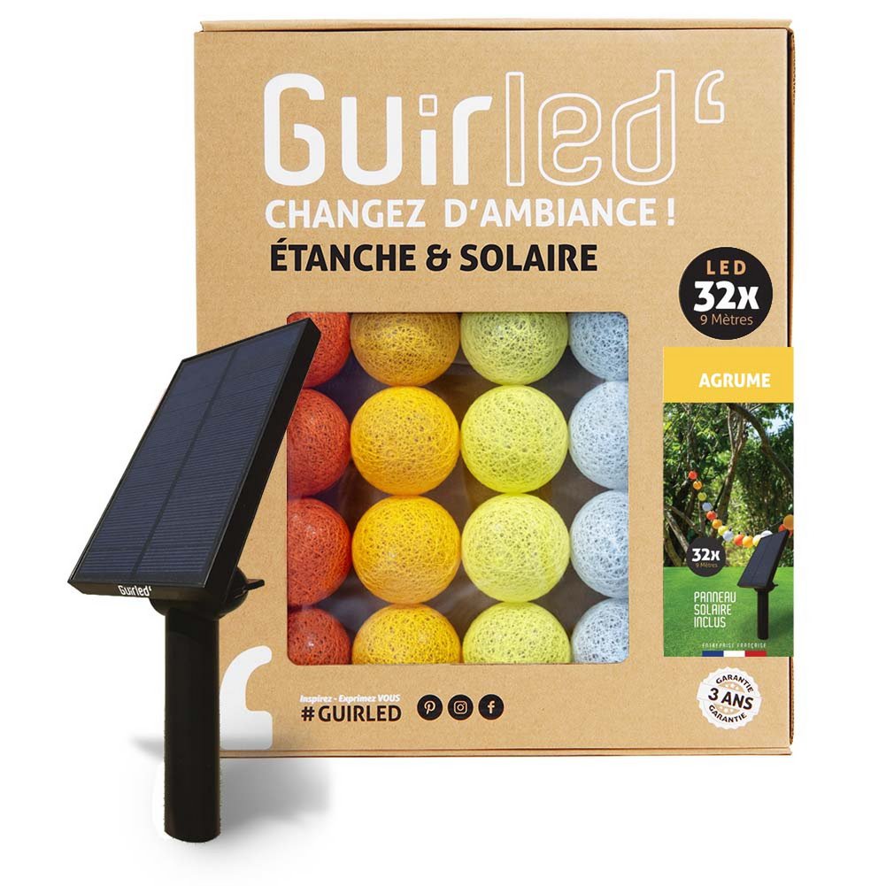 Citrus Outdoor Waterproof & Solar String Lights LED Balls 32 stuks