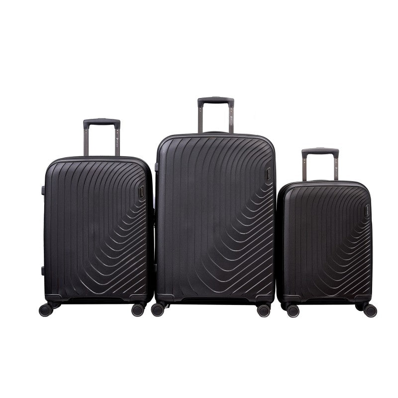 PIERRE CARDIN 3-PIECE EXPANDABLE TROLLEY SET